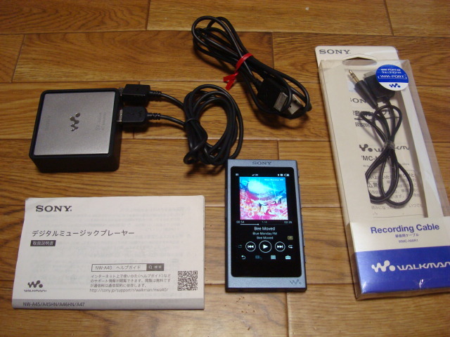 ○早者勝【超美品♪SONY ウォークマン NW-A45 ムーンリットブルー