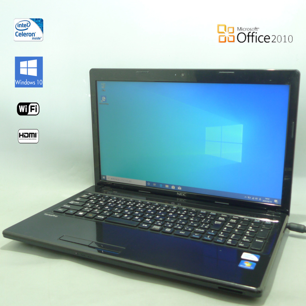 15.6型 Windows10 Office2010 NEC Lavie LS450/J Core i3 3110M/750GB 