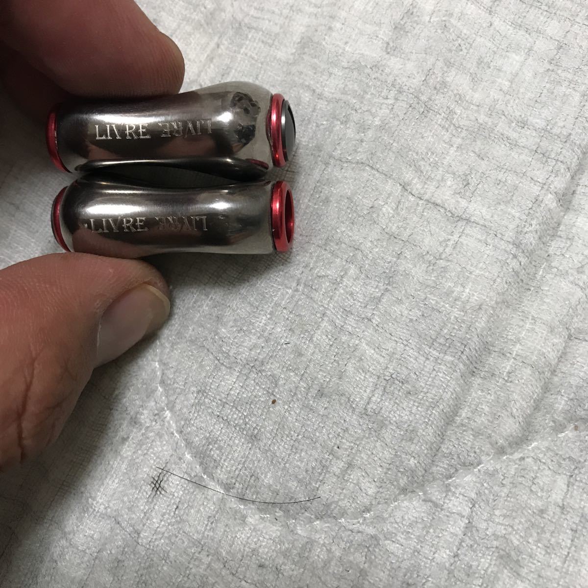 リブレ　　ハンドル　ノブ　　ベアリング付き ハンドルノブ リブレ ダイワS A6063（ダイワ用 3mm フィーノプラス