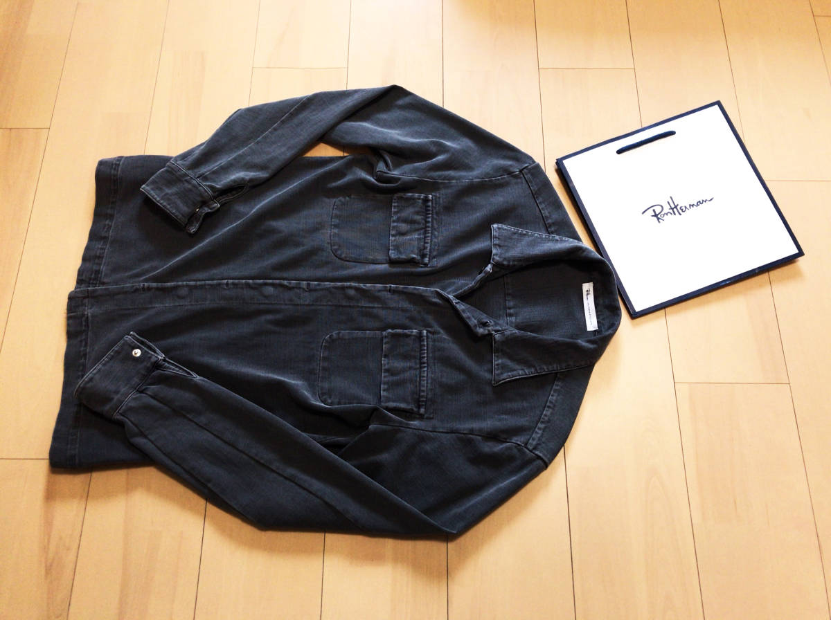 RHC Ron Herman（ロンハーマン）の長袖リネン麻シャツ Sサイズ ; 中古 