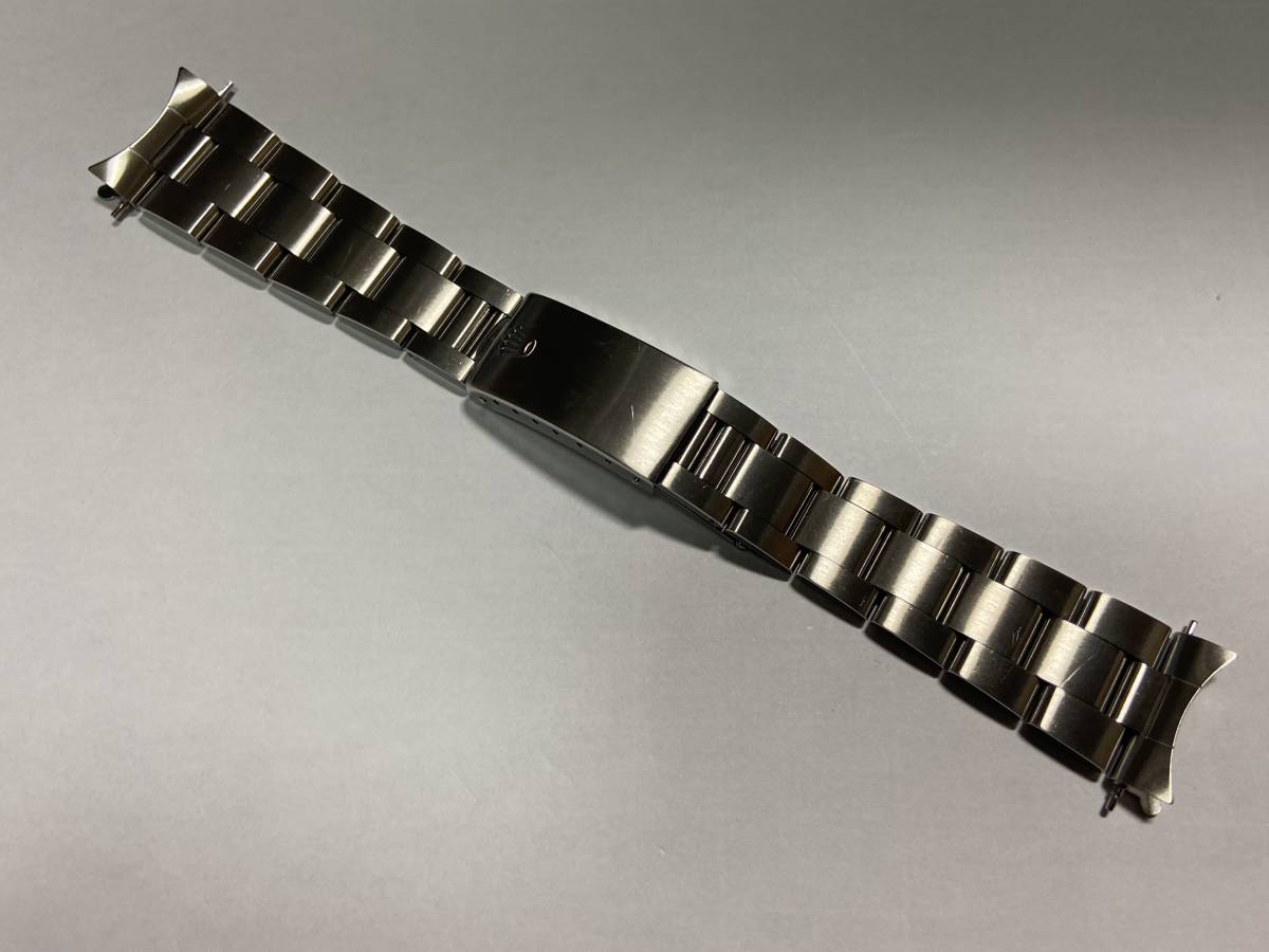 最初期 純正 1970年代 ロレックス 78350/FF557 3連ハードブレス 19mm 
