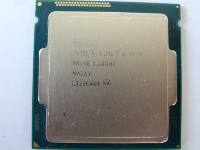 ★Intel / CPU Core i5-4570 3.20GHz 起動確認済！★ジャンク！④