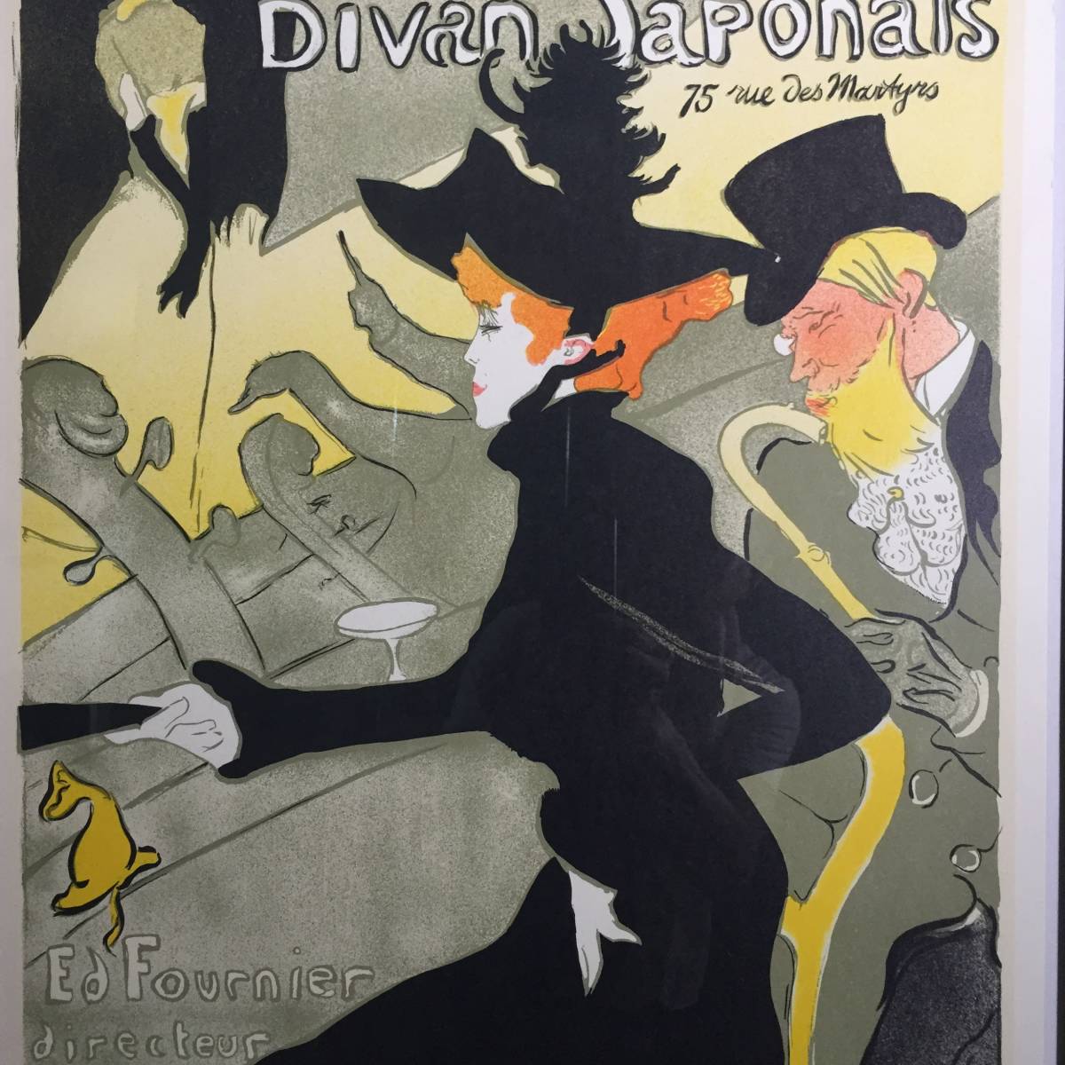 ロートレック ディヴァン・ジャポネ リトグラフ ロートレック