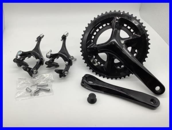  SHIMANO クランク キャリパーブレーキ セット FC-RS510 BR-R561 ジャンク(クランク)｜売買されたオークション情報、yahooの商品情報をアーカイブ公開 - オークファン クランク