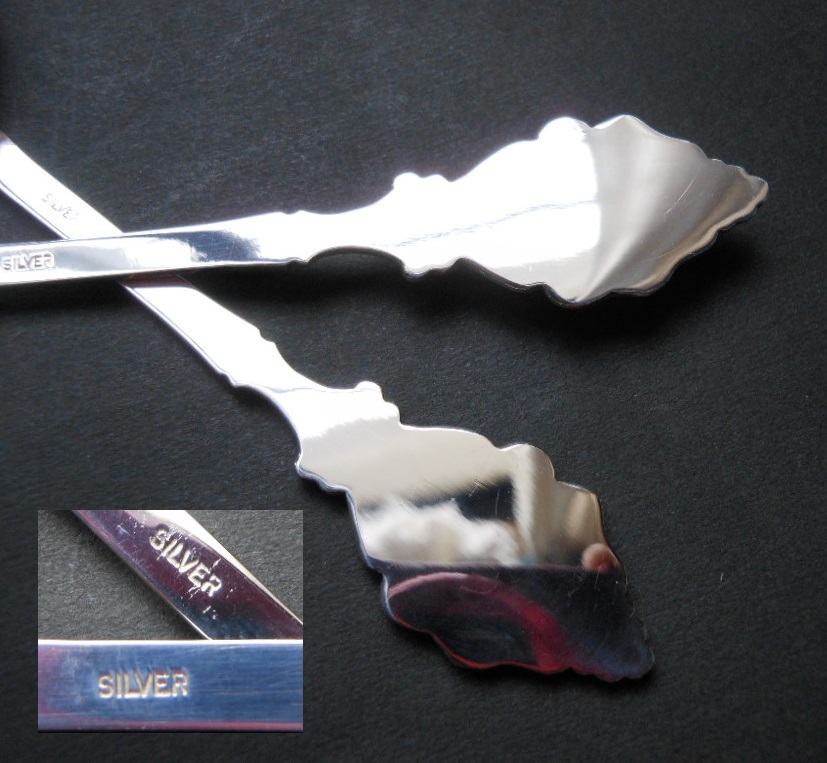 未使用極美品☆純銀無垢☆ＳＩＬＶＥＲコーヒースプーン２本 セット /桐箱入 純銀 コーヒースプーン ティー 純銀スプーン 名入れYAMACO 最上級の素材を惜しみなく使用した重厚感溢れる