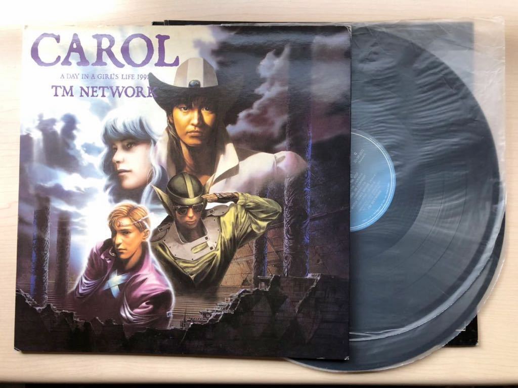 貴重 2LP TM Network / Carol A Day In A Girl's Life TMネットワーク