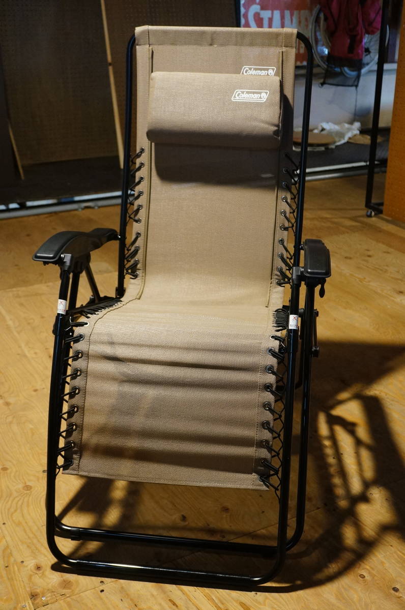 美品 Coleman コールマン インフィニティチェア ベージュ 中古 イス