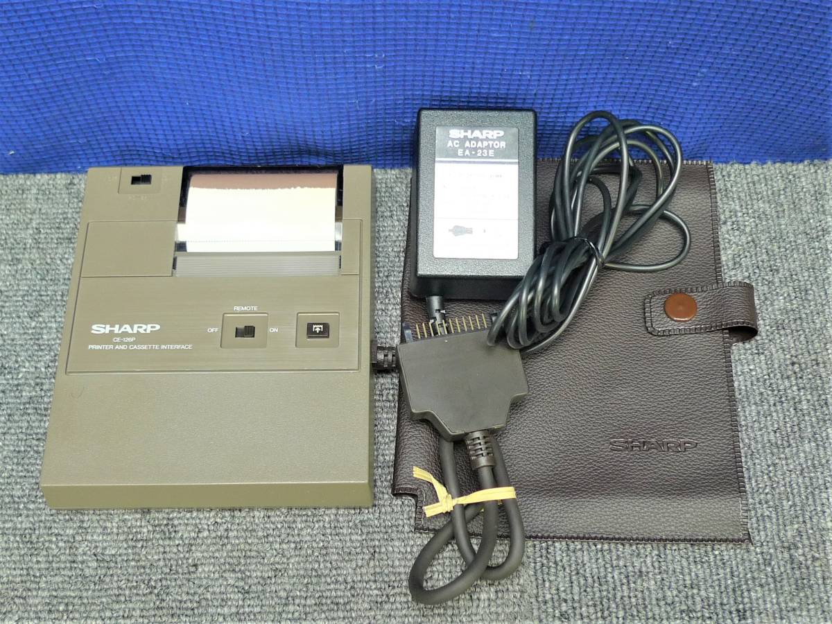 SHARP CE-126P カセットインターフェース ポケコン用プリンター