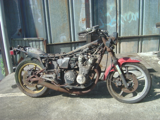 Z400GP 部品取り車 書類付き 検 Z400FX GPZ400F ゼファー400の入札履歴 