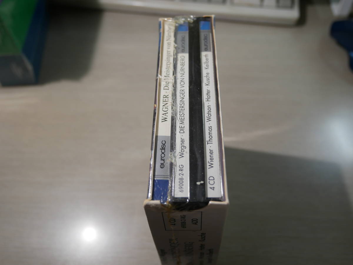 廃盤未開封/カイルベルト/KEILBERTH,BAYERISCHEN STAATSOPER/WAGNER:DIE MEISTERSINGER VON NURNBERG(1964)(eurodisc:69008-2-RG NEW 4CD_4