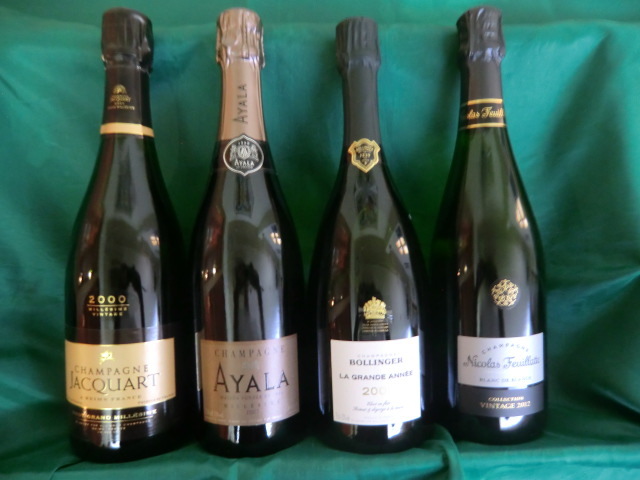 本物保証，SALE ★ラストお買い得　大手メゾン　ＶＴシャンパ－ニュ　飲み比べ　　4本セットＢ