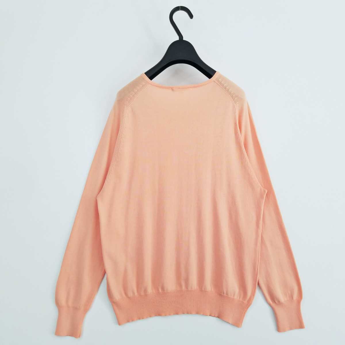 秋冬【美品】23区/大きいサイズ15号/洗える！ コットン ニット カーディガン/46/コーラル【クリーニング済み】セーター 23区 | &frasl; 大好評素材&frasl;洗えるコットンベアジャージー ロング Tシャツ