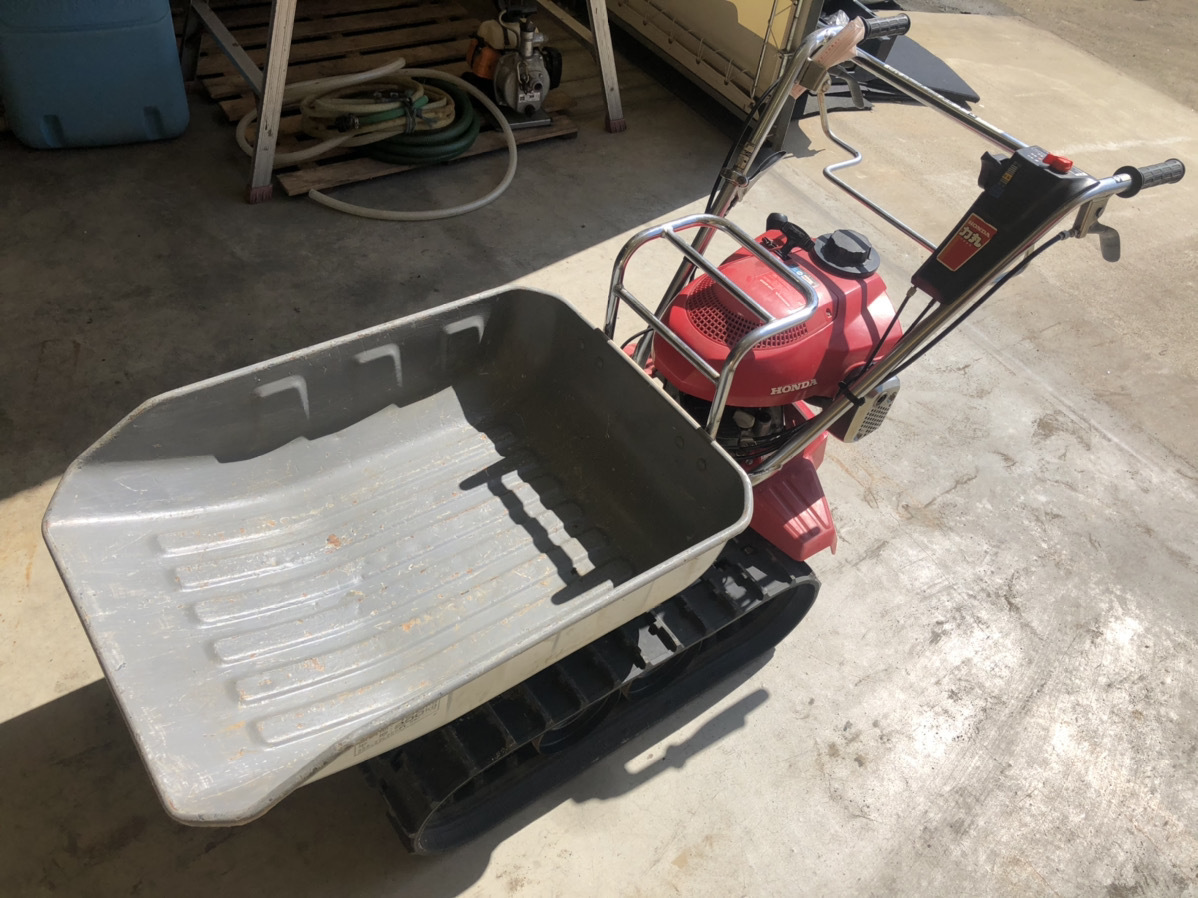 ☆HONDA 運搬車 力丸HP250クローラー 手動ダンプ 2.4馬力/運搬機 200 