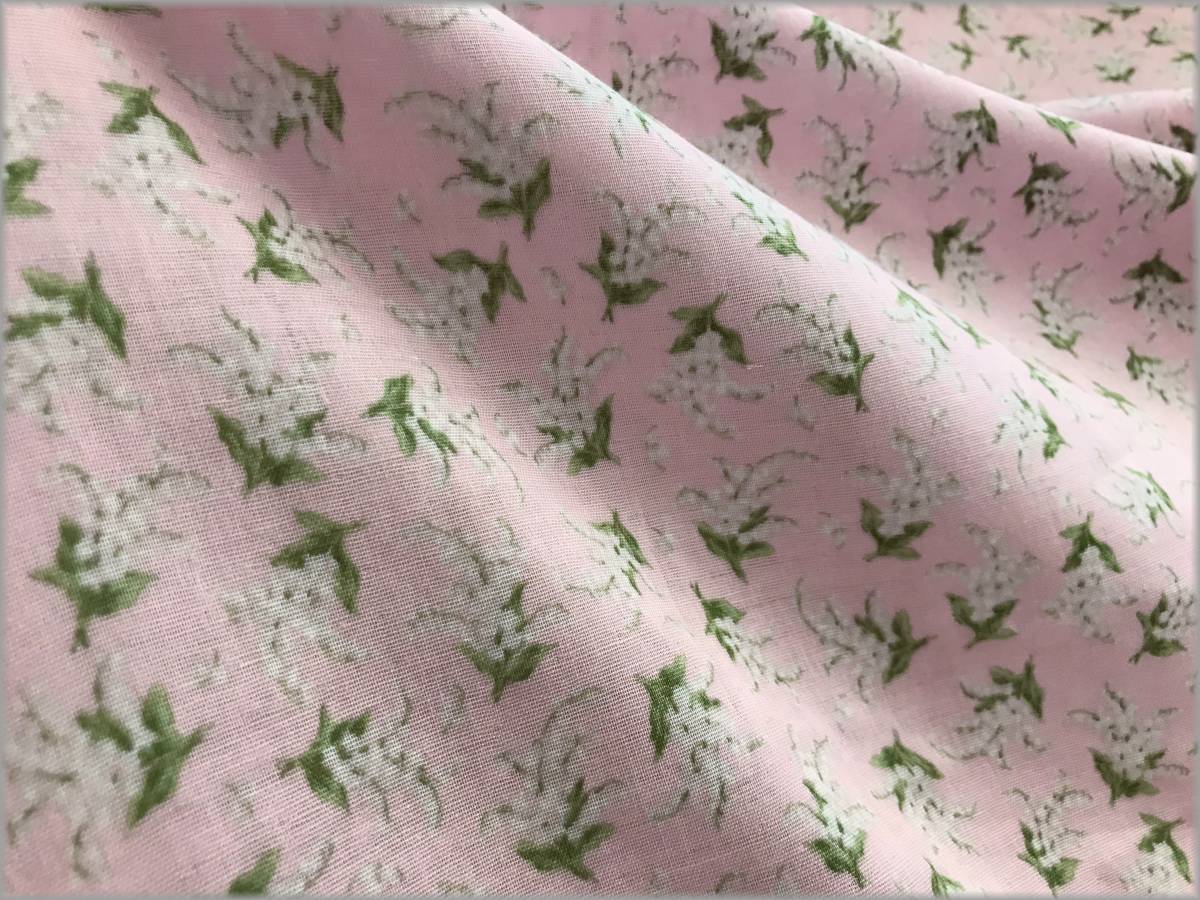 得価，人気 mets 5m 吸湿涼感 接触冷感ダブルガーゼ すずらん pink 生地68B(ガーゼ)｜売買されたオークション情報、yahooの商品情報をアーカイブ公開 - オークファン ガーゼ