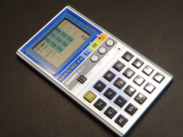 再値下 ② カシオ ゲーム電卓 CASIO MG-777 GAME 計算機 元祖 希少