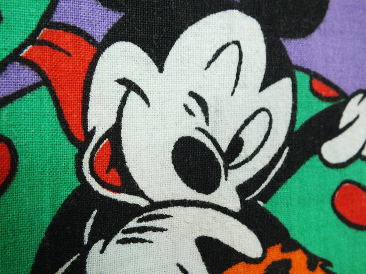 片面 ミッキー ミニー カラフル 恐竜 ディズニー 中古 ビンテージ 