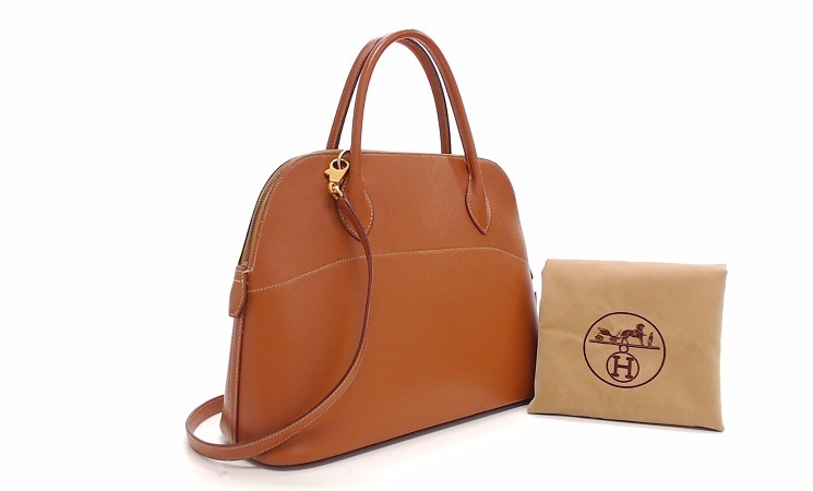 ボリード31 HERMES エルメス 2WAY レディース ユニセックス 1円美品☆エルメス☆ボリード31　クシュベル　2WAY　ハンドバッグ　ブラウン　G金具　〇Z刻印【HERMES】