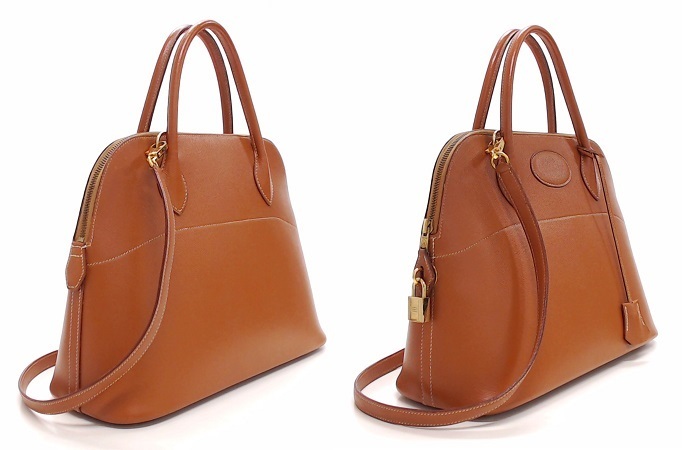 ボリード31 HERMES エルメス 2WAY レディース ユニセックス 1円美品☆エルメス☆ボリード31　クシュベル　2WAY　ハンドバッグ　ブラウン　G金具　〇Z刻印【HERMES】