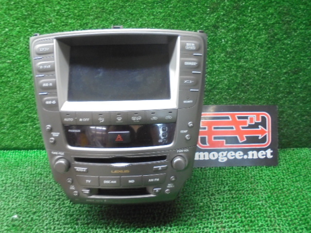 7DI5617RA5 ) レクサス IS250 Ver.S GSE20 純正マルチナビ+CD/MD