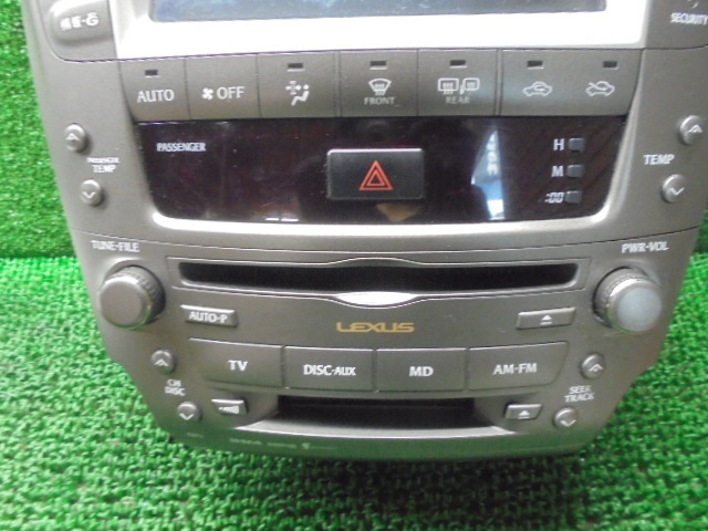 7DI5617RA5 ) レクサス IS250 Ver.S GSE20 純正マルチナビ+CD/MD