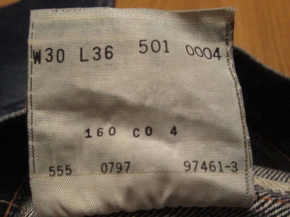 大得価，新作登場 リーバイス LEVI'S 501 501XX 501-0004 バレンシア製