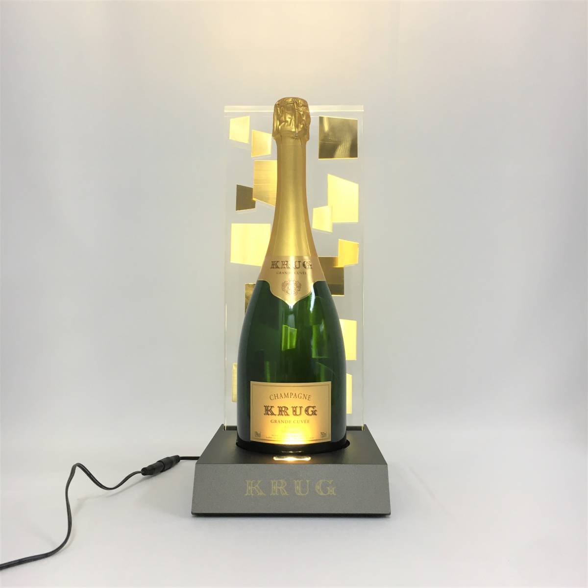 シャンパーニュ・クリュッグ・テーブル・ディスプレイ 非売品】クリュッグ テーブルディスプレイ ダミーボトル セット ライト