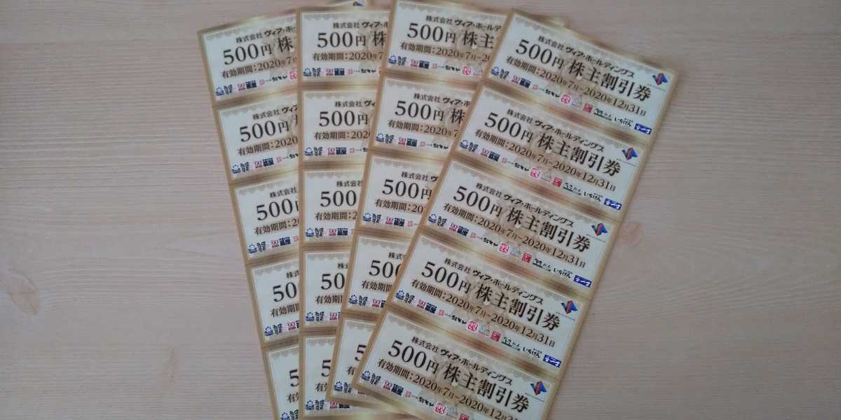 100枚★ヴィア・ホールディングス 株主割引券 500円