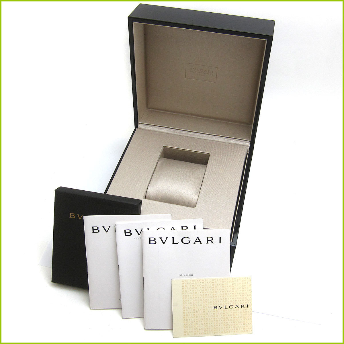 ブルガリ 時計用ケース 取扱説明書 冊子 BVLGARI 箱 【箱のみ】 内箱のみ