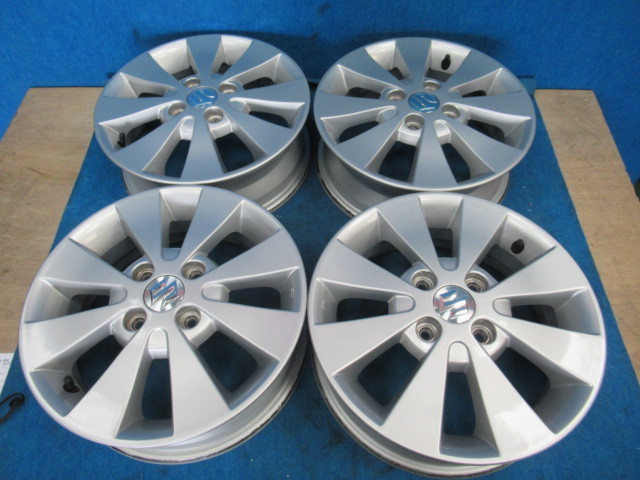 ワゴンR 14インチ アルミホイール 14X4.5J +45 PCD100 4H 4穴 中古