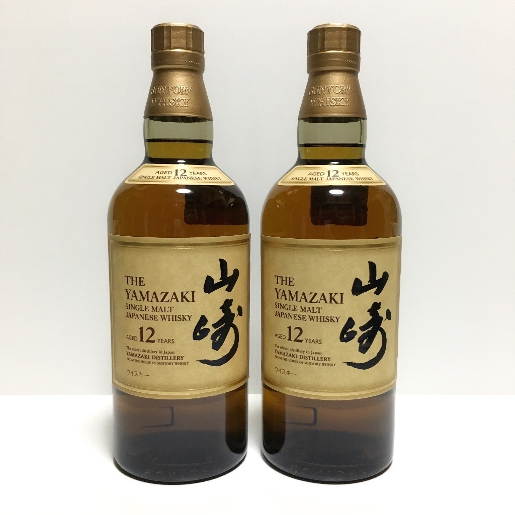2本 山崎12年 700ml サントリー シングルモルト ウイスキー 未開栓 マイレージ付き SUNTORY WHISKY 未開封 2本セット 山崎 サントリー 700ml サントリー山崎12年 NV SUNTORY
