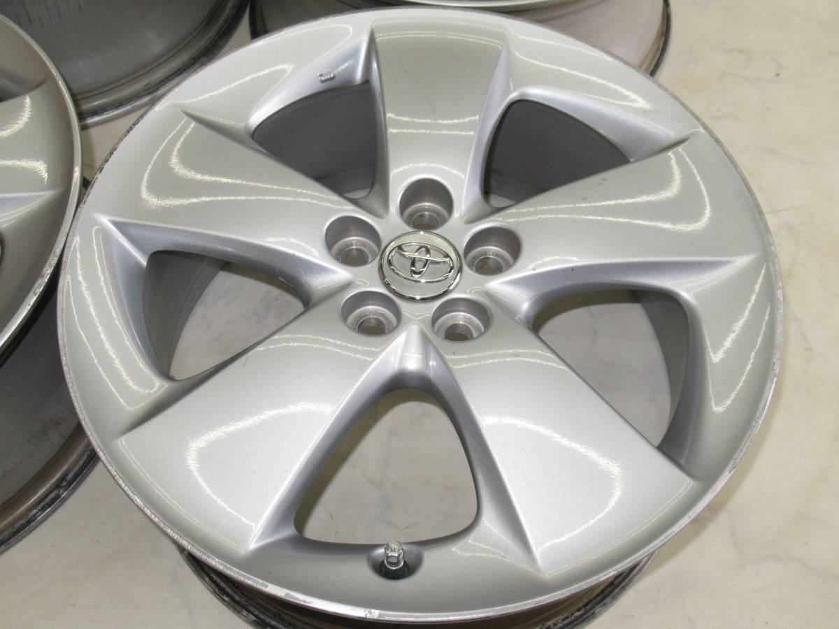 トヨタZVW30プリウス Sツーリング純正 7J-17 off+50 pcd100/5H