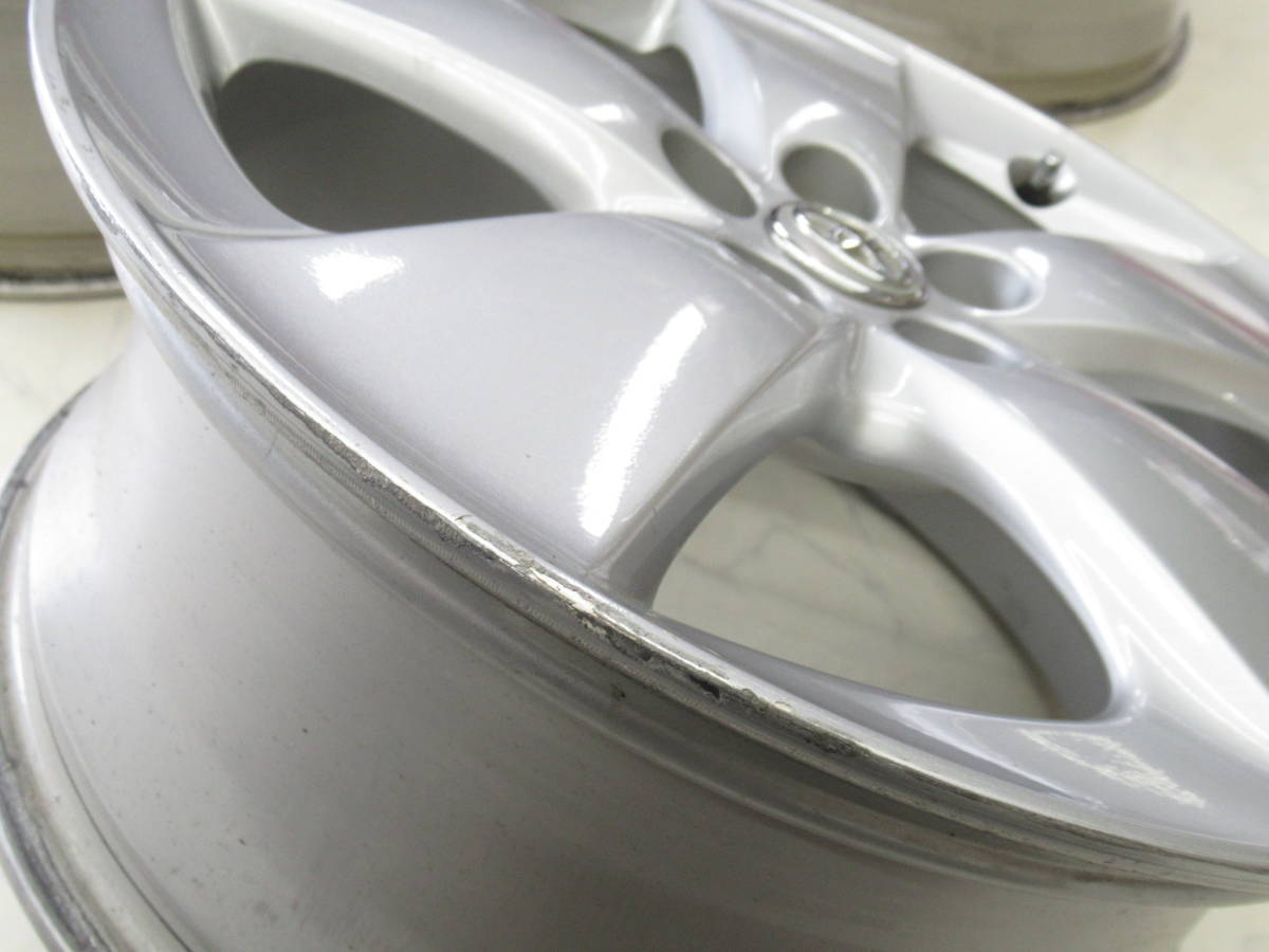 トヨタZVW30プリウス Sツーリング純正 7J-17 off+50 pcd100/5H