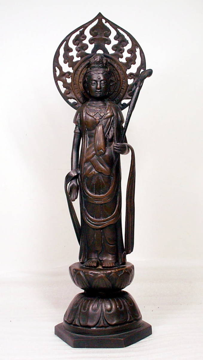 金属製 仏像 古い 希少珍品 当時物 奈良 大仏像 昭和レトロ 時代物 
