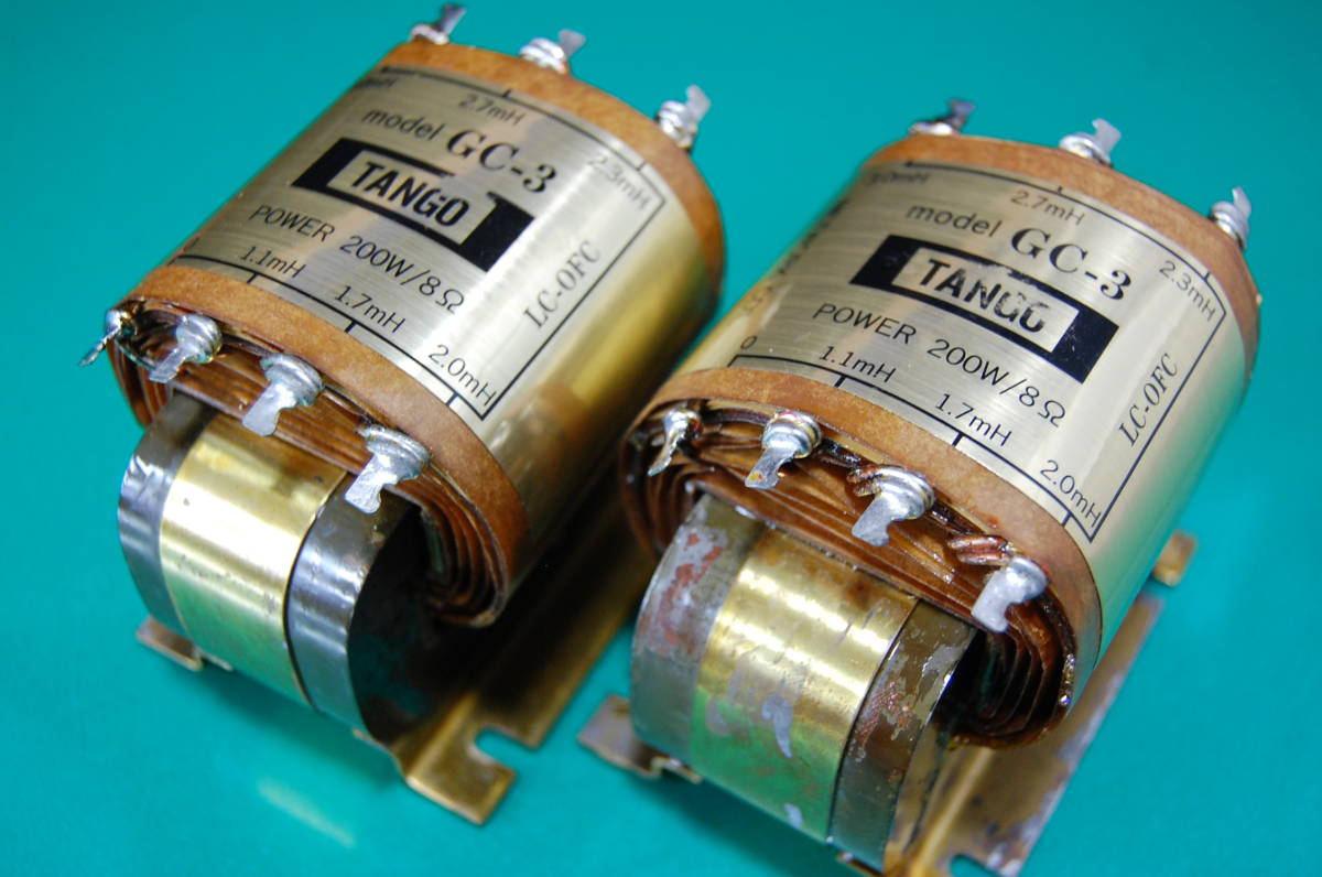 TANGO ネットワーク用 コイル GC-8.5 2個 ジャンク （動作未確認） □ TANGO MODEL GC-3 ネットワークコイル ペア タンゴ - Yahoo