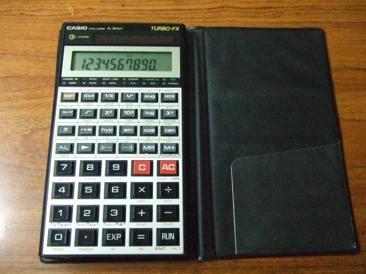 新作登場，大人気 o251 CASIO カシオ 関数電卓 COLLEGE fx-360MT TURBO 