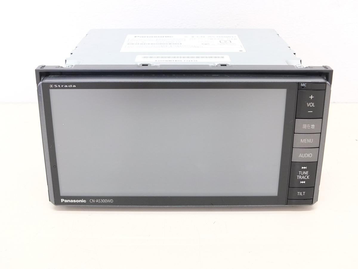 Panasonic パナソニック ストラーダ Strada CN-AS300WD メモリーナビ ETC付き ストラーダ パナソニック Panasonic CN-MP250D 中古 1台