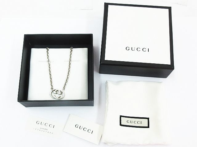 グッチ ネックレス インターロッキングG GUCCI G ペンダント インター
