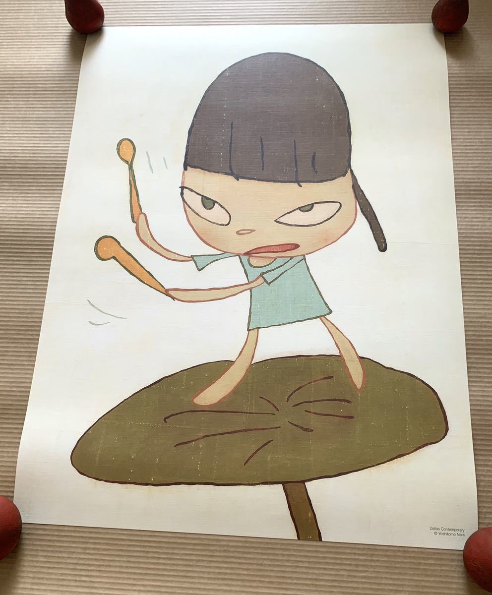 絶版　奈良美智　ダラス現代美術館限定ポスター 奈良美智 ダラス美術館限定 オフセットリトグラフ ポスター Yoshitomo