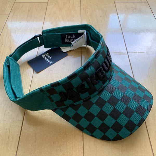 定番人気，限定SALE 炭治郎風柄 ジャックバニー Jack Bunny サンバイザー 鬼滅 市松模様 #(パーリーゲイツ)｜売買されたオークション情報、yahooの商品情報をアーカイブ公開 - オークファン サンバイザー