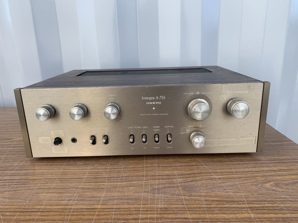 ONKYO ステレオアンプ Integra A-755 完全売切り ONKYO A-755 Integra