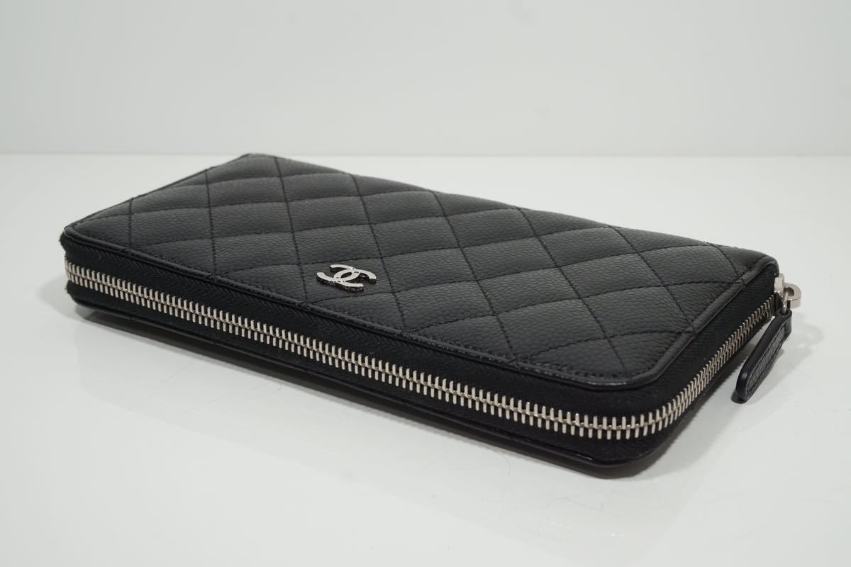 未使用品！レア 廃盤 ! CHANEL マトラッセ キャビアスキン ココマーク 