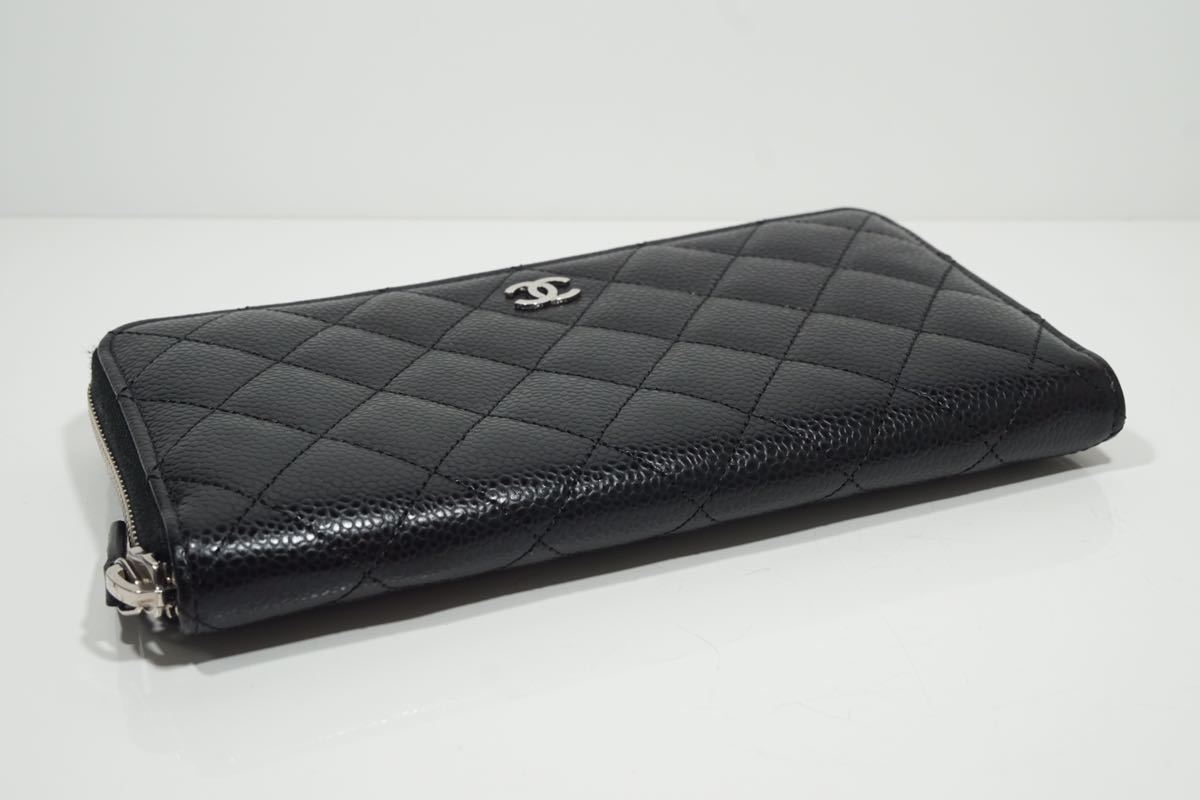 未使用品！レア 廃盤 ! CHANEL マトラッセ キャビアスキン ココマーク 