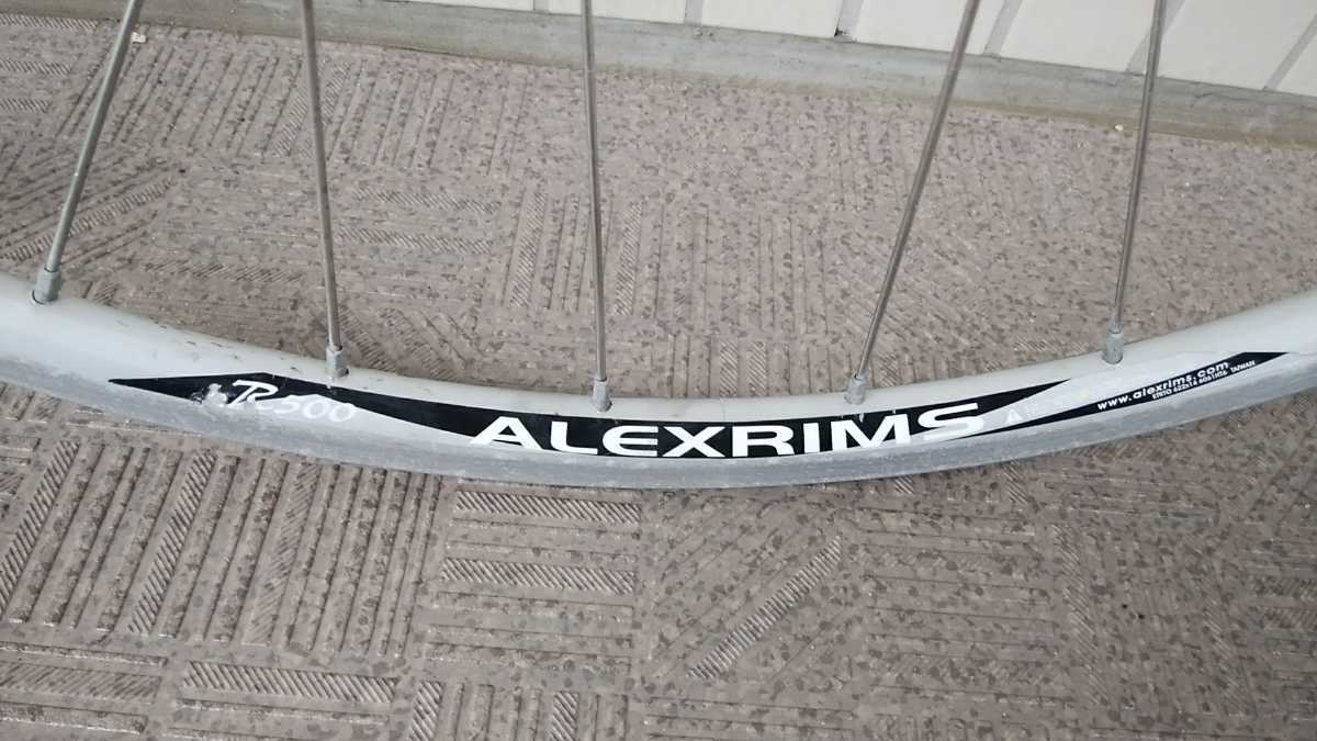 ホイールセット ALEXRIMS リム」 R500 シマノ10速 「アレックス クリンチャー ( ピスト 自転車その他の価格比較ならビカム | シングルフリーホイールの通販 チャージバイクス Bikes フジ WH-500-275前後セット，センターロックディスク