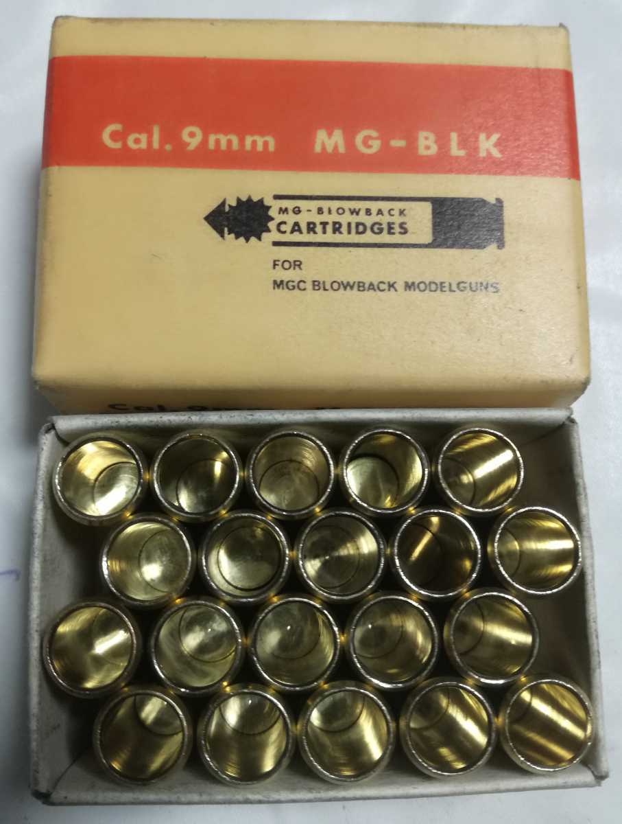 【豊富な，人気SALE】 MGC CAL 9mm MG-BLK LONG 9mm&times;24mm カートリッジ M39系 M59系 発火済み 超音波洗浄器洗浄済み(モデルガン)｜売買されたオークション情報、yahooの商品情報をアーカイブ公開 - オークファン モデルガン