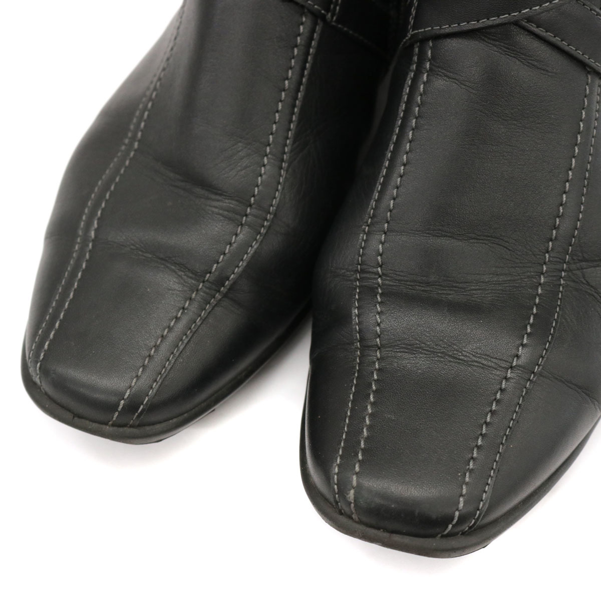 ◇ECCO エコー レザー ショートブーツ サイズ37(23.5cm相当