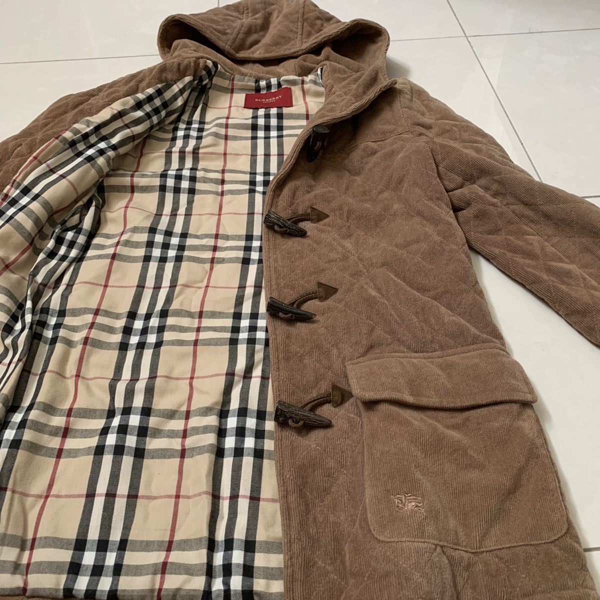 BURBERRY ダッフルコート バーバリー BLUE LABEL - 0 バーバリーブルー