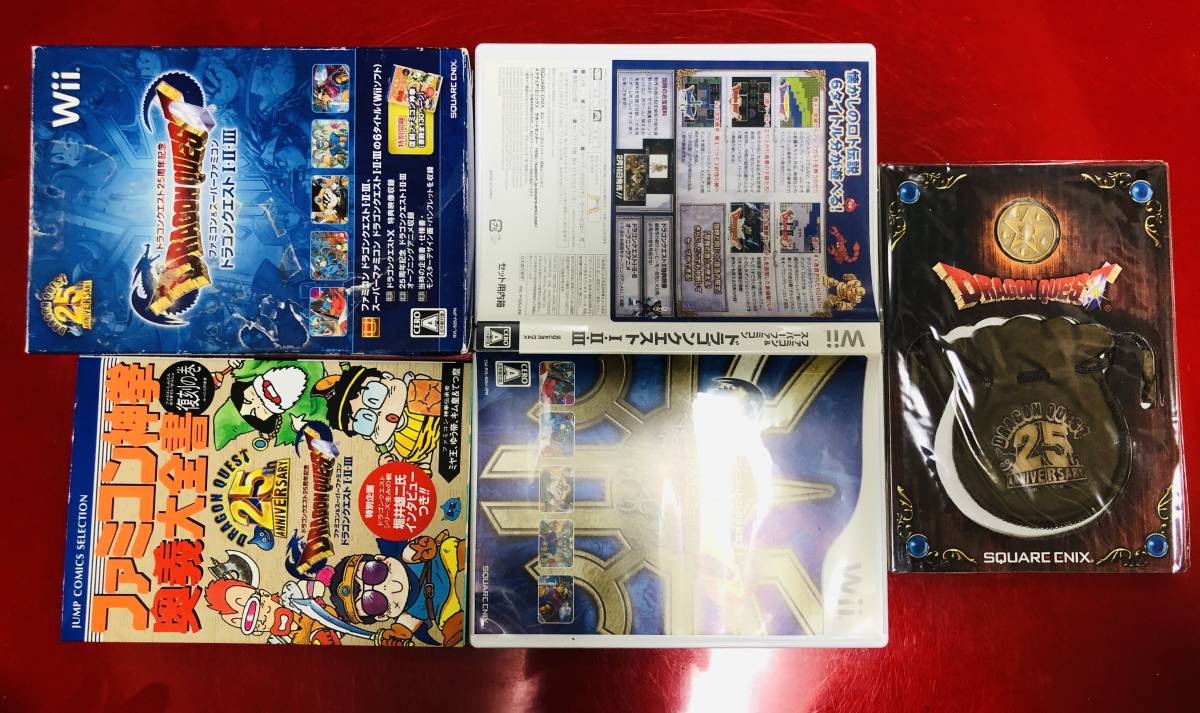 【定番人気，爆買い】 ドラゴンクエスト25周年記念 ドラゴンクエストI II III 付属付 即売り(その他)｜売買されたオークション情報、yahooの商品情報をアーカイブ公開 - オークファン Wiiソフト