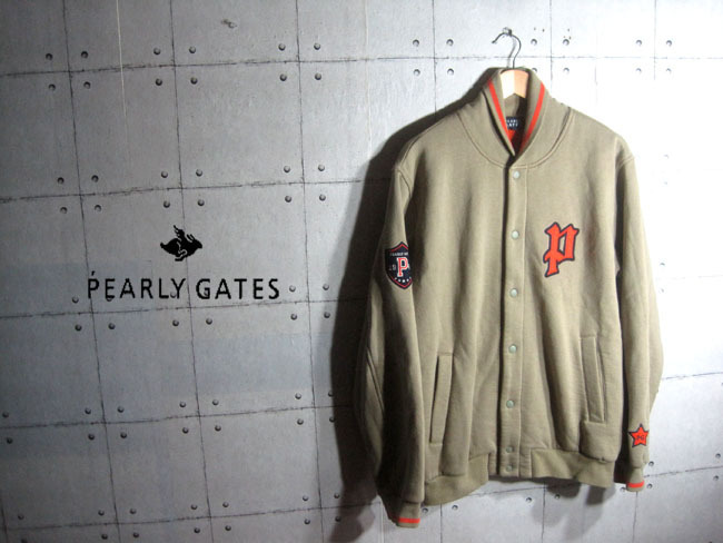 新作，人気 PEARLY GATESパーリーゲイツ/スウェット スタジャン5/裏起毛 スウェット スタジアムジャケット/メンズ/053-162021/ゴルフ(パーリーゲイツ)｜売買されたオークション情報、yahooの商品情報をアーカ ジャンパー、ジャケット