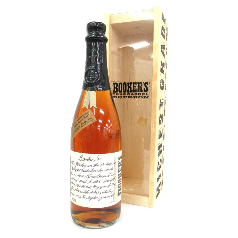 限定SALE，定番 ブッカーズ 750ml 箱付(バーボン)｜売買されたオークション情報、yahooの商品情報をアーカイブ公開 - オークファン バーボン