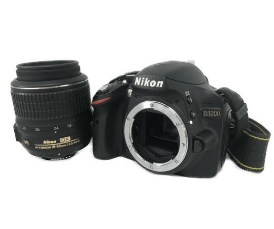 ジャンク Nikon D3200 デジタル 一眼レフ ボディ AF-S DX NIKKOR 18